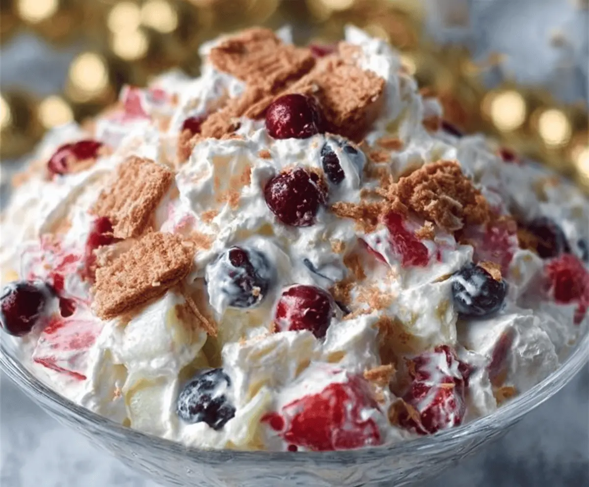 Easy Holiday Cheesecake Salad