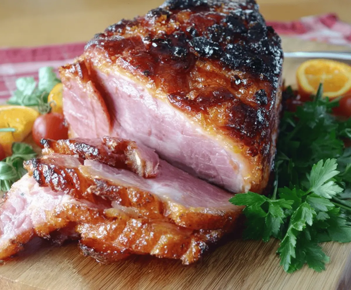 Maple-Glazed Ham