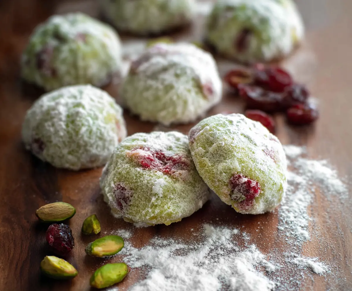 Pistachio Cherry Meltaways