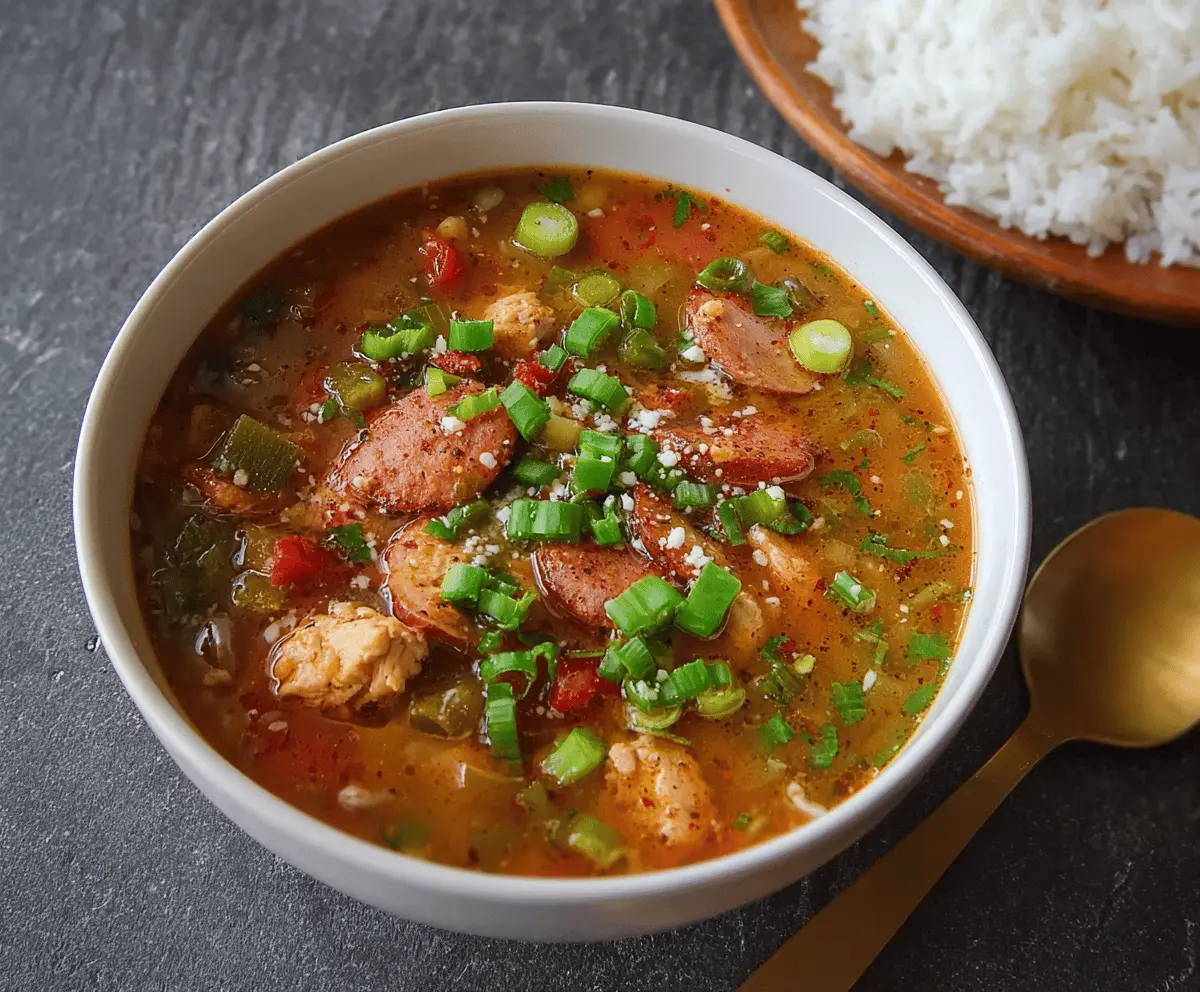 Spicy Turkey Gumbo