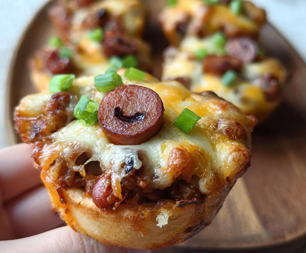 Cheesy Chili Dog Cups