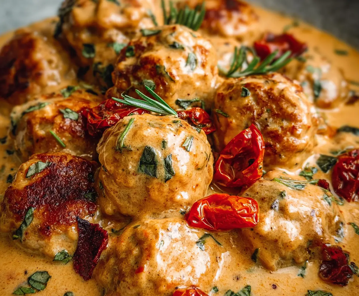 Creamy Marry Me Chicken Meatballs