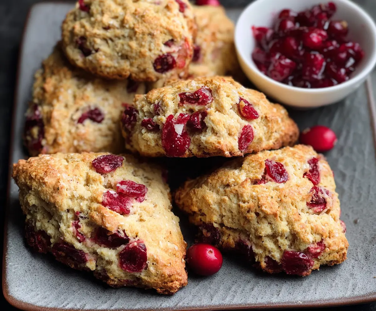 Gluten Free Cranberry Scones