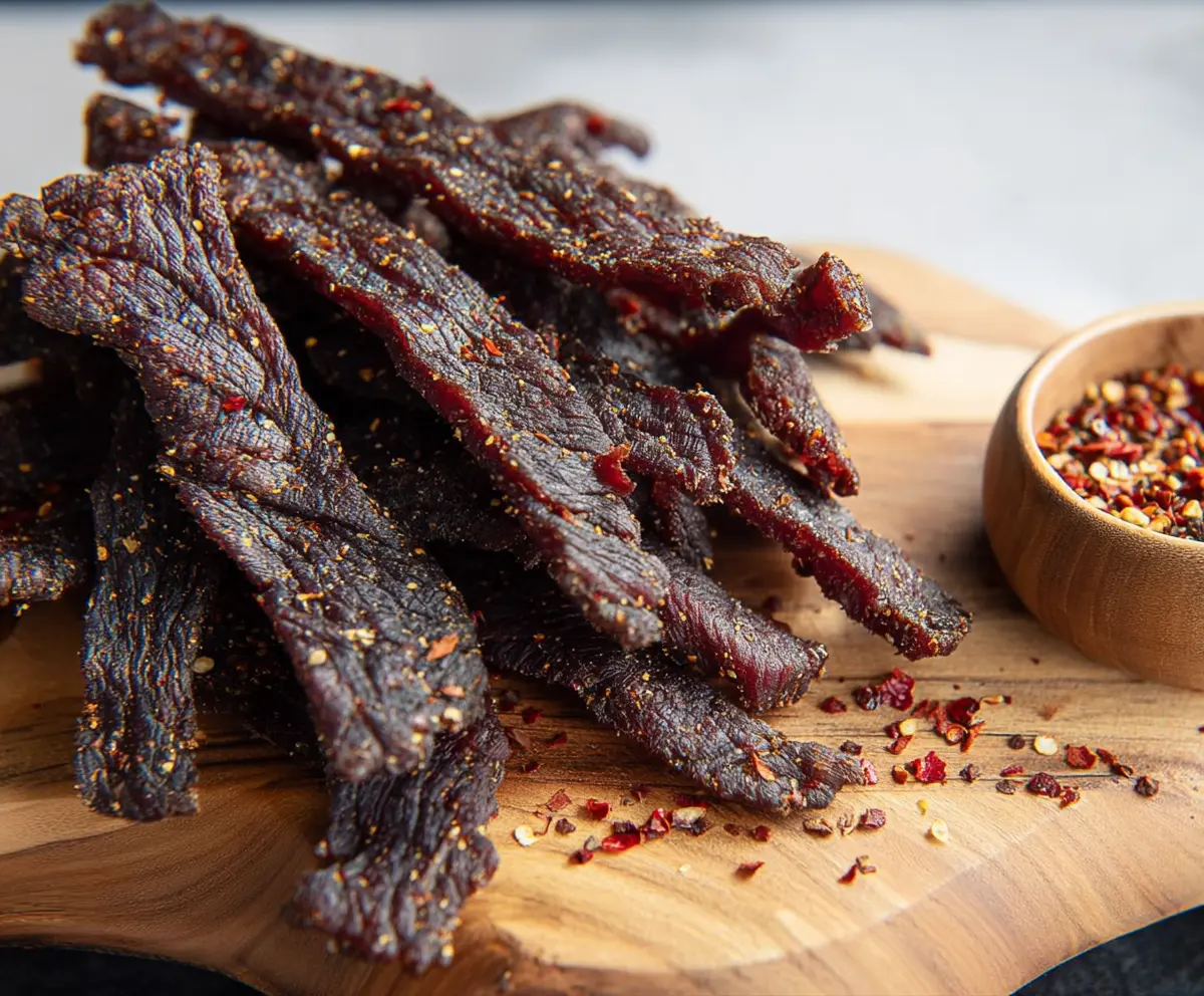 Peppery Beef Jerky
